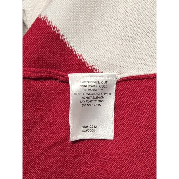 Women's Alfred Dunner Colorblock Beaded Top Red 3X New - Picture 8 of 11